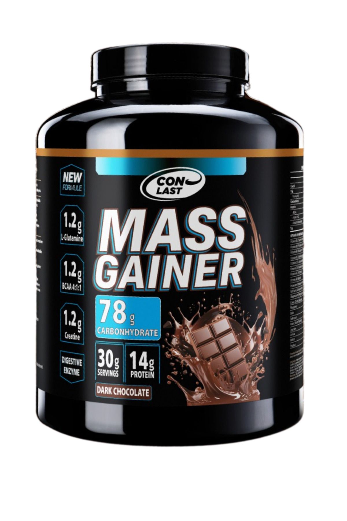 Conlast Xxl-mass Gainer 3000gr(ÇİKOLATALI ZENGİN IÇERİKLİ KARBONHİDRAT) Weight Gainer Kilo Almaya Yardımcı