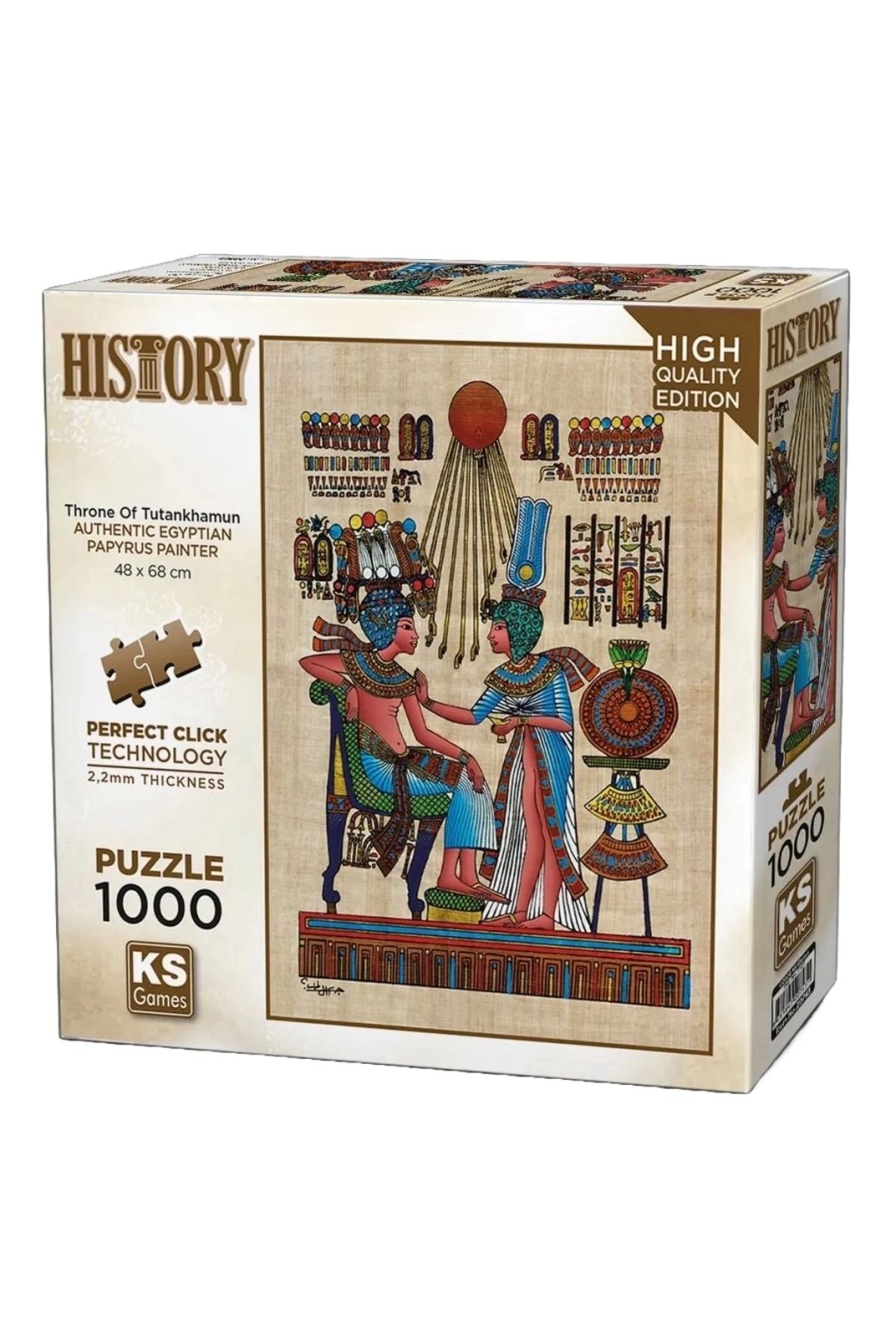 SYNOPE Çocuk KS Games Papirus Throne of Tutankhamun Puzzle 1000 Parça 20743