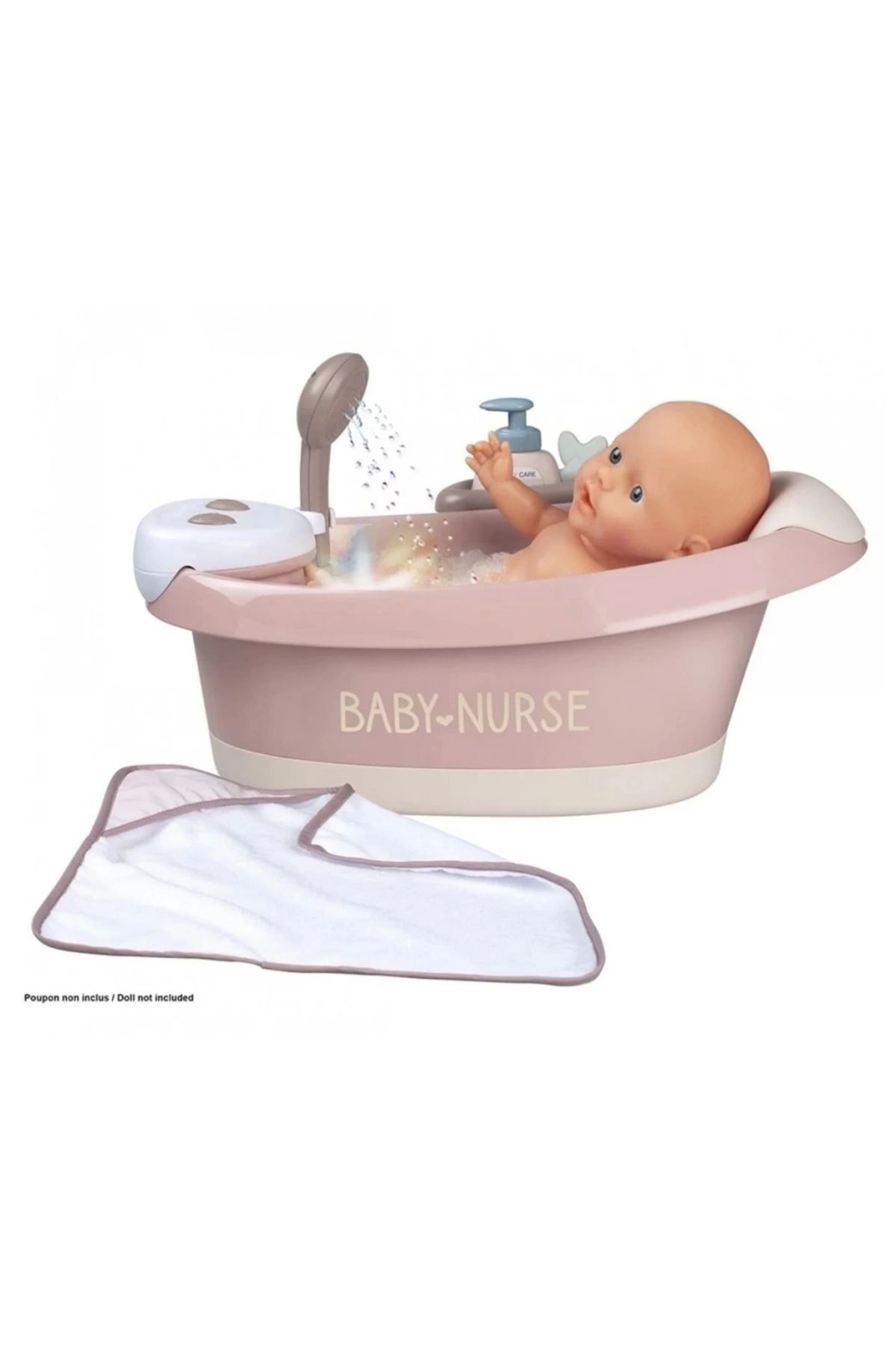 SYNOPE Çocuk Smoby Baby Nurse Banyo Seti Su ve Işık Fonksiyonlu 220368