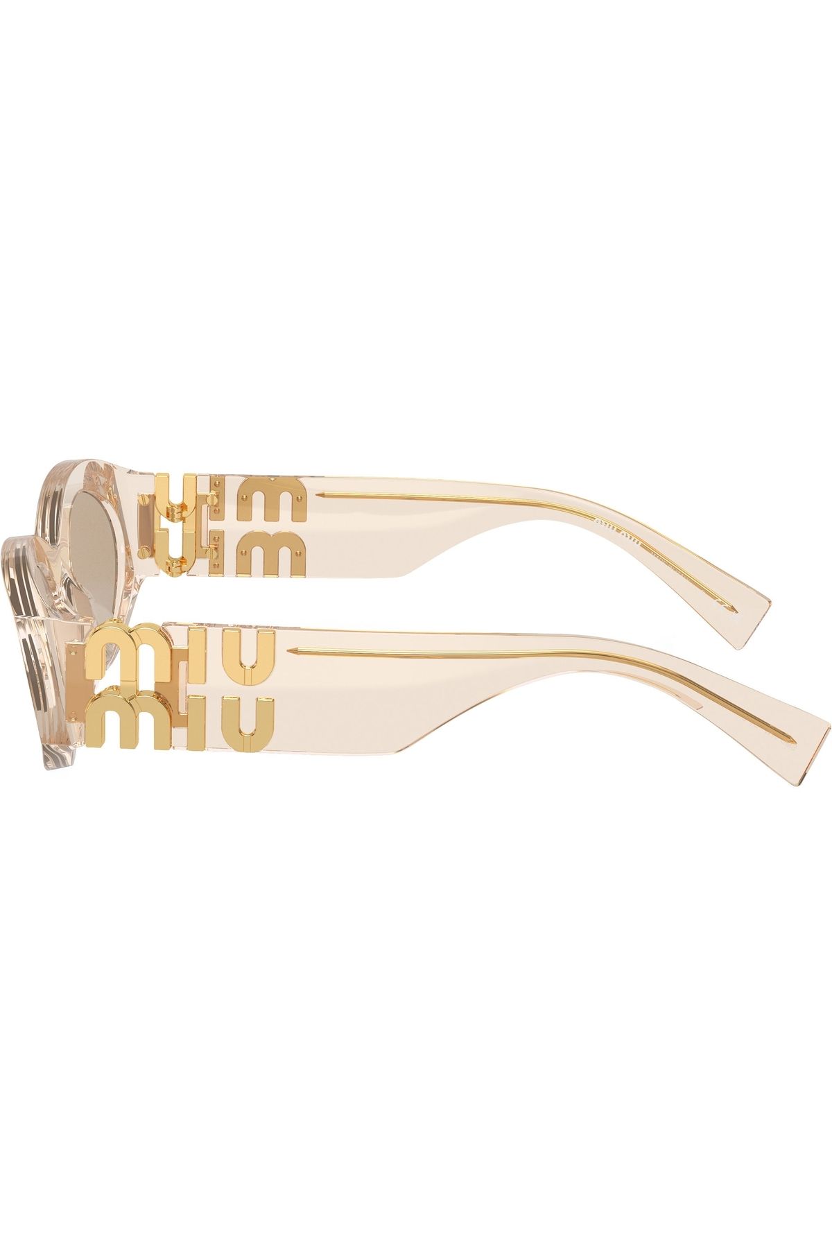 Miu Miu-Mu 11Ws (11T40F) 54 |   Women's Transparent Yellow Sunglasses 2