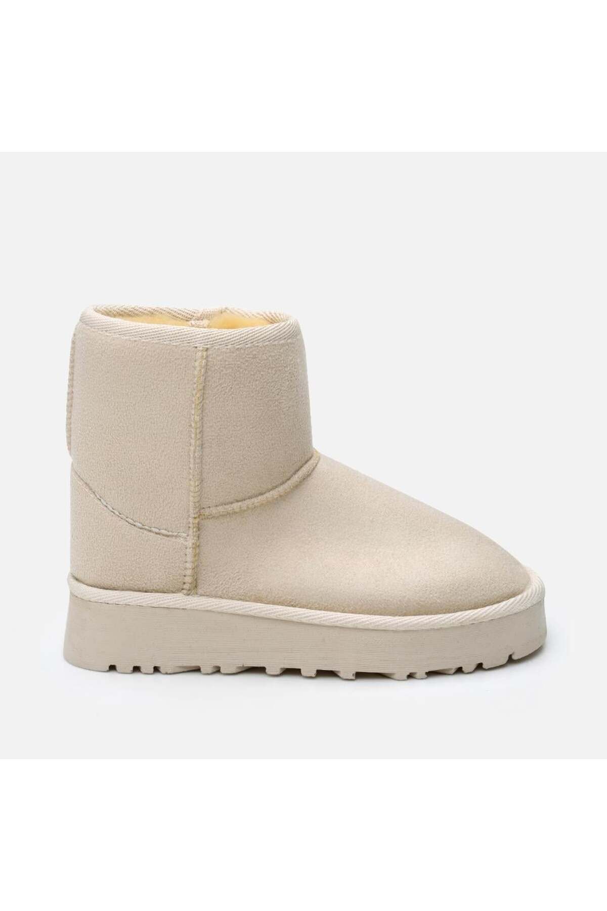 Yaya by Hotiç-Beżowe damskie buty z piórami 2