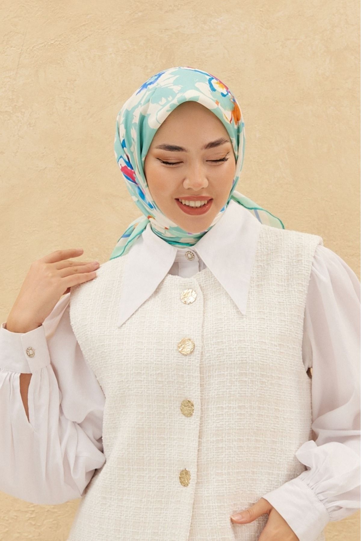 Silk Home-SILK HOME ORGANIC COTTON SILK SCARF 79006-04 2