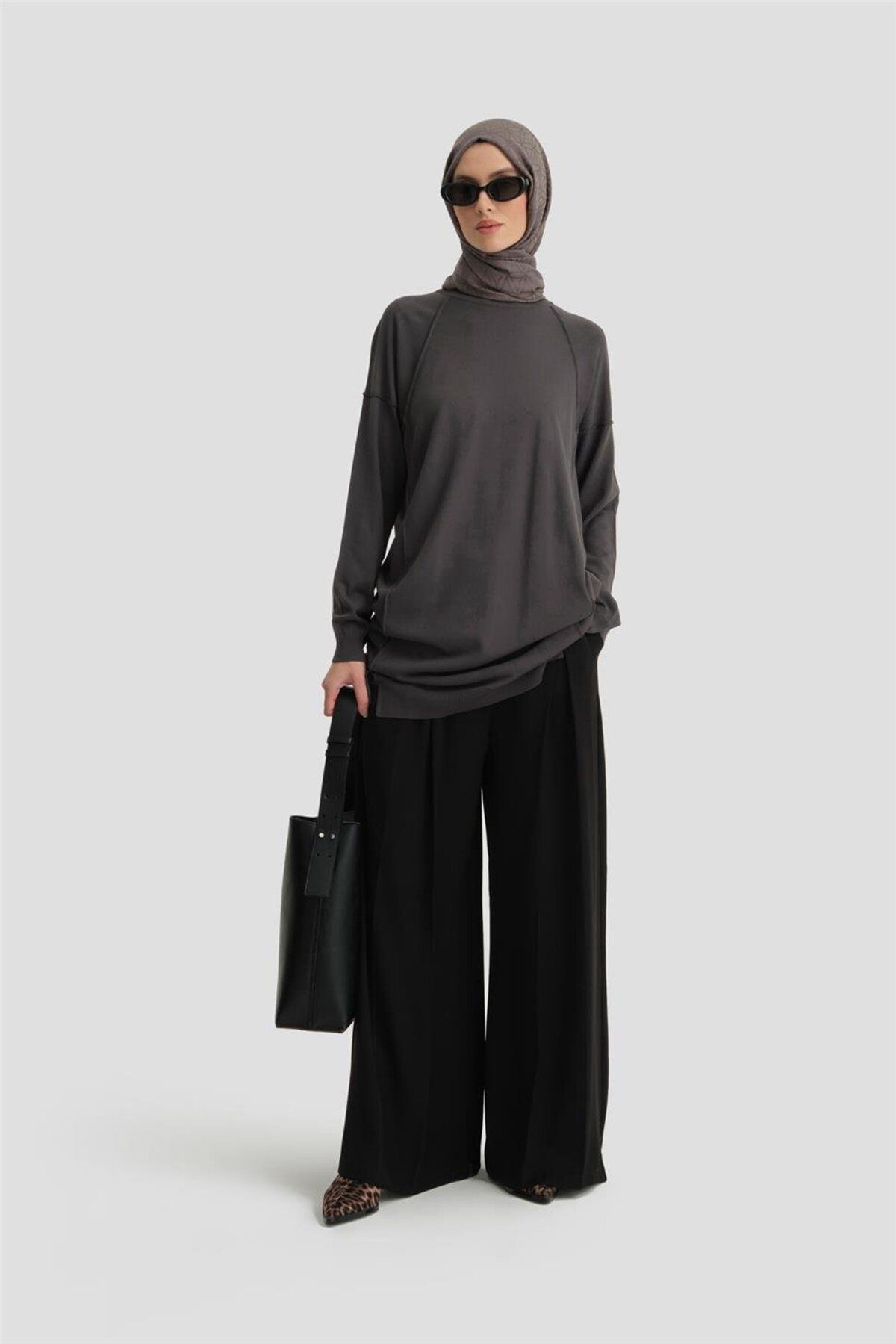 تونیک بافتنی 24kd2002 آنتراسیت Armine