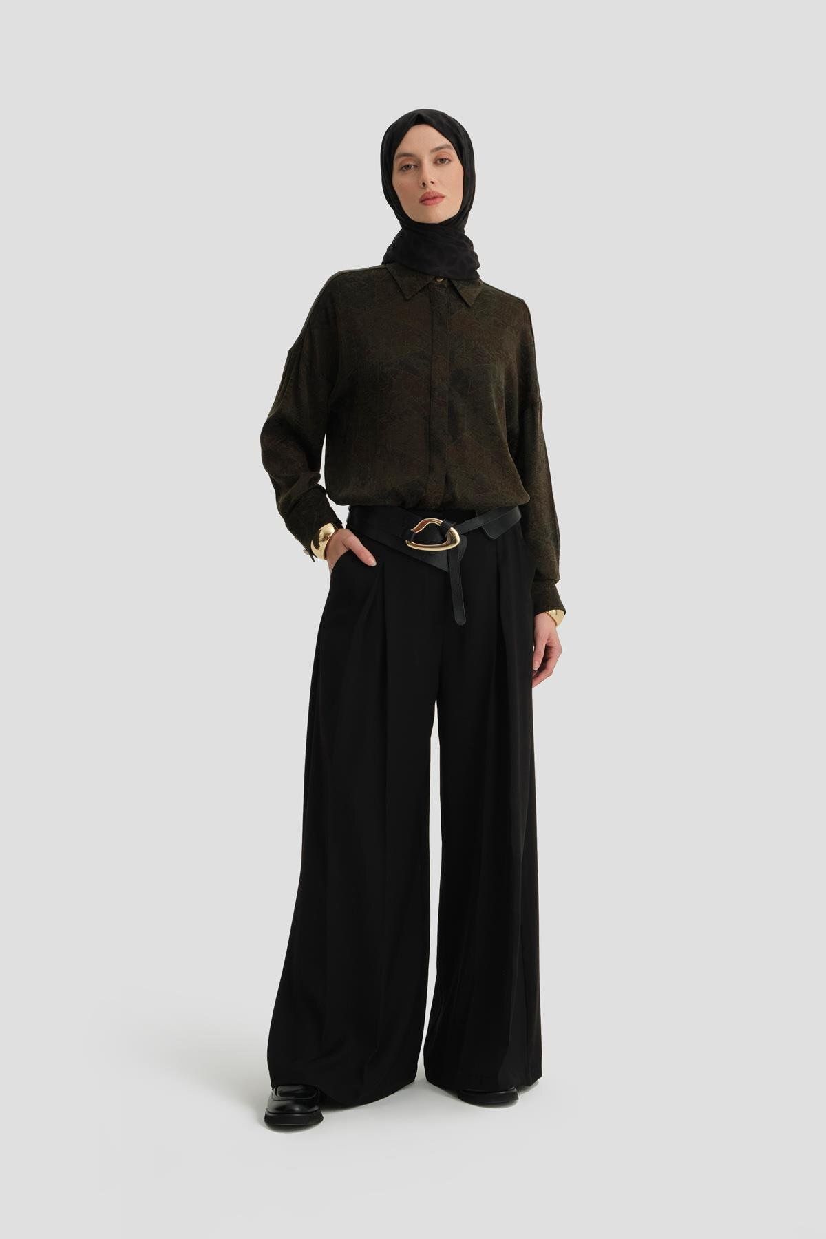 پیراهن کوپرا 24k3605 خاکی Armine