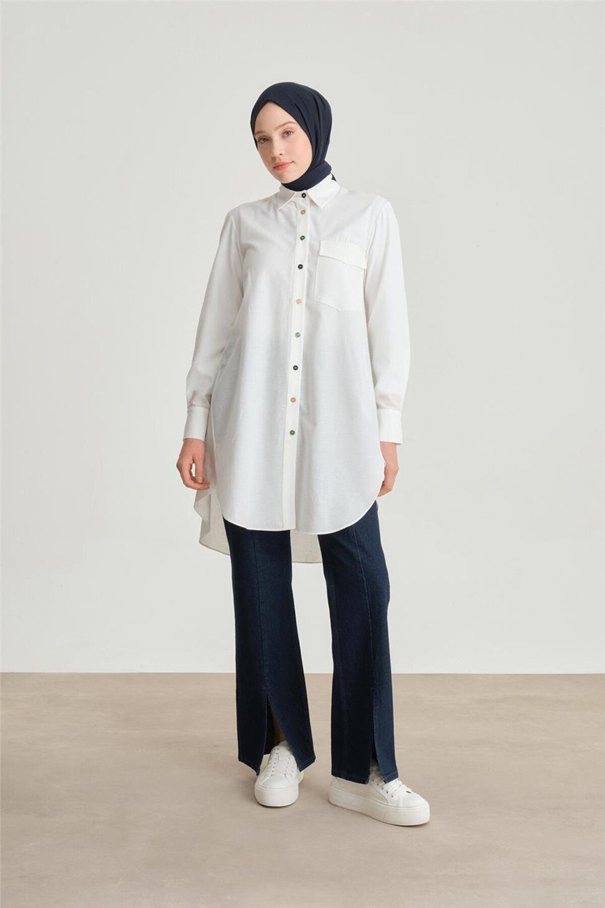 تونیک طرح دار Ort4371 Saks Armine