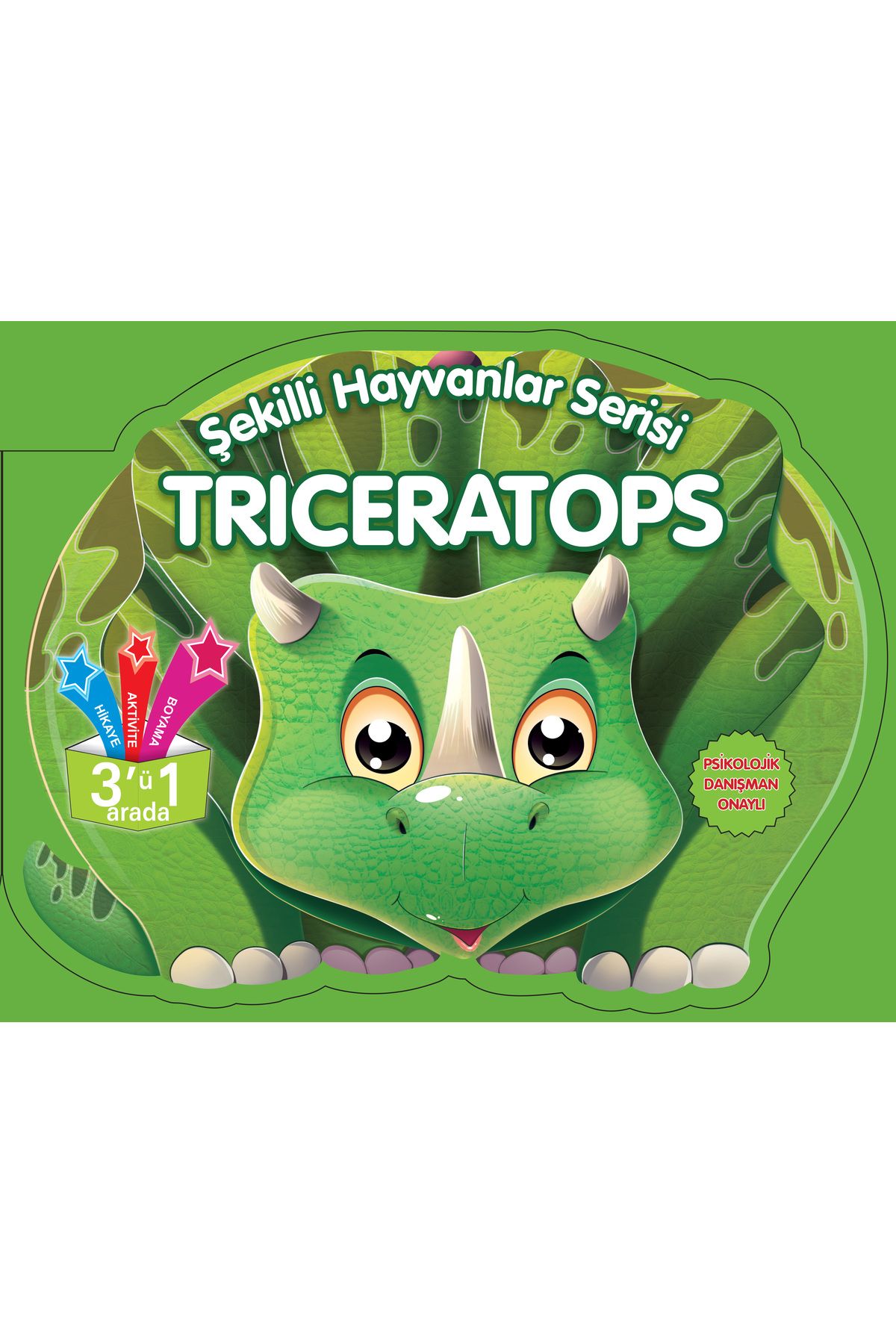 Türk Dil Kurumu Yayınları Şekilli Hayvanlar Serisi - Triceratops