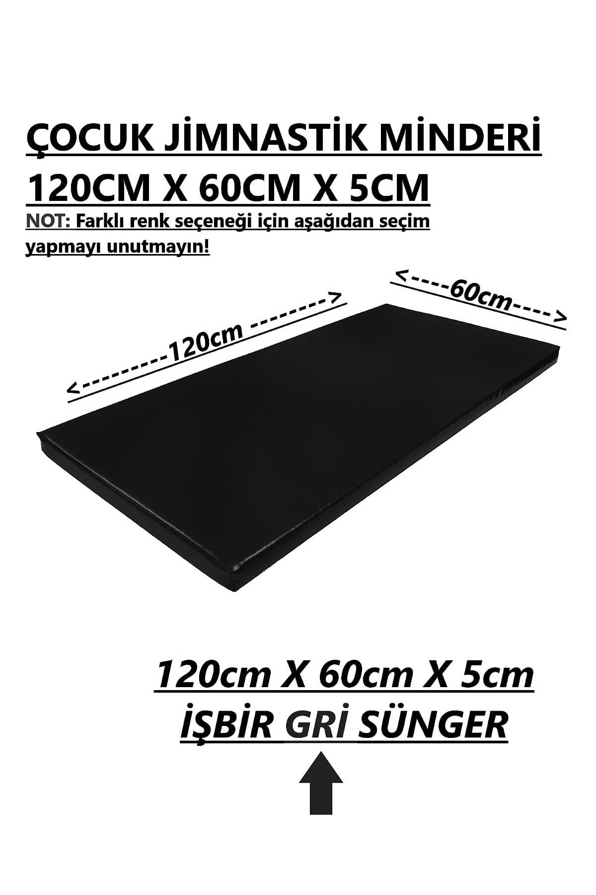 gürteks Siyah Mavi Dörtlü Set 60x120x5 cm Çocuk Jimnastik Minderi (PVC) fotoğrafı 3 (önizleme)
