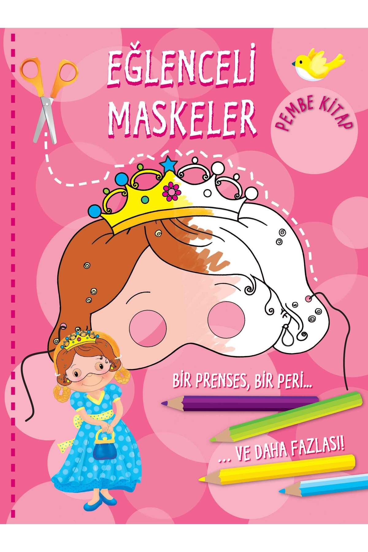 Türk Dil Kurumu Yayınları Eğlenceli Maskeler (Pembe Kitap)