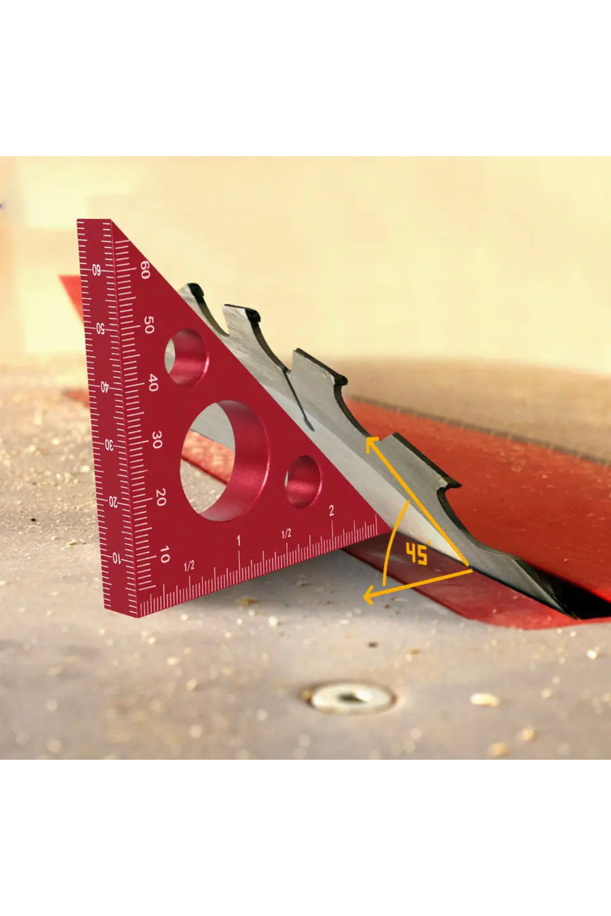 BGA-Carpenter 3 Size Miter Ruler Milling Height Locator Ruler Recliner Saw Angle Ruler 4