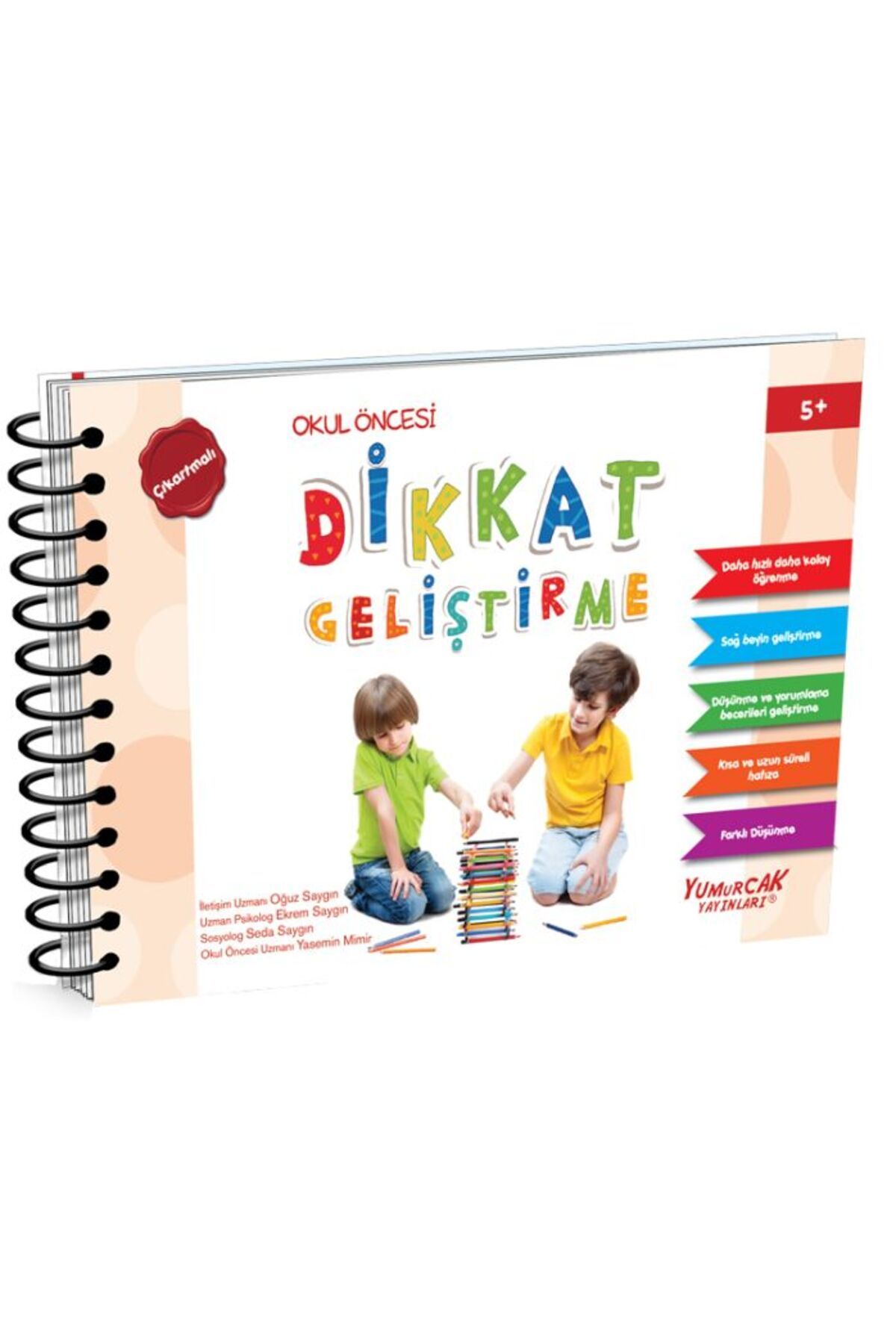 Yumurcak Yayınları Dikkat Geliştirme 5 Yaş Kitabı
