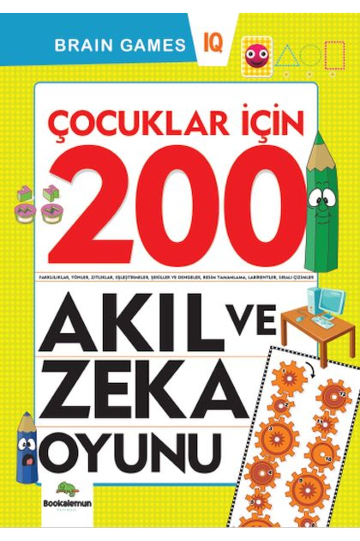 bookalemun yayınevi 200 Akıl ve Zeka Oyunu