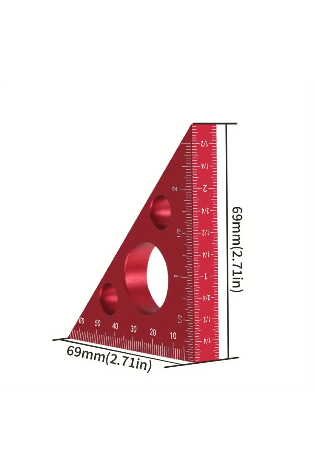BGA-Carpenter 3 Size Miter Ruler Milling Height Locator Ruler Recliner Saw Angle Ruler 3