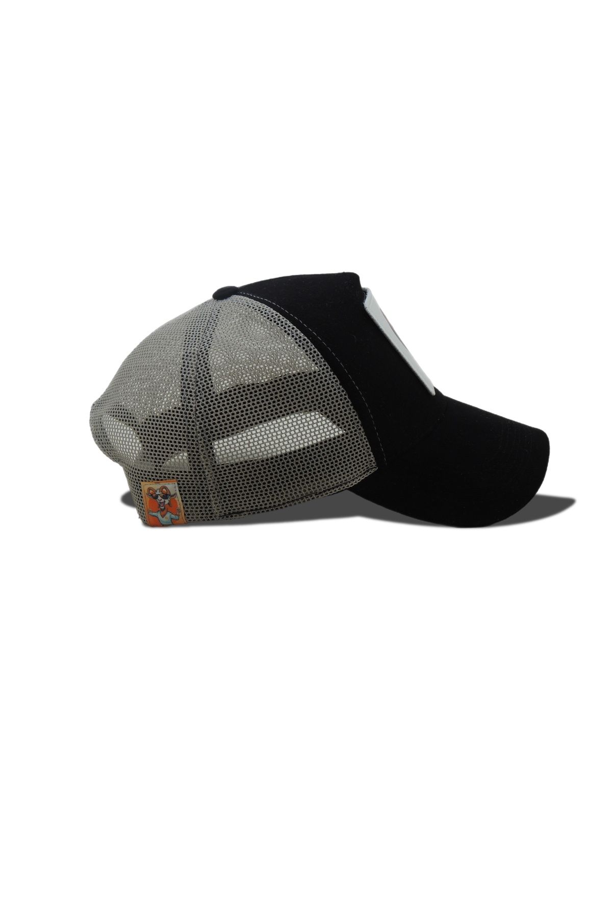 CityGoat-Trucker Tiger 838 Code Logo Unisex Black-White Hat (Cap) 2