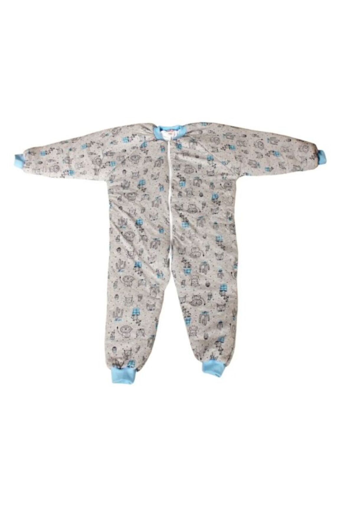 ÖZLEM BEBE 1-16 Yaş Ara Dolgulu Mavi Kaktüs Desenli 2.5 Tog Çocuk Uyku Tulumu fotoğrafı 4 (önizleme)