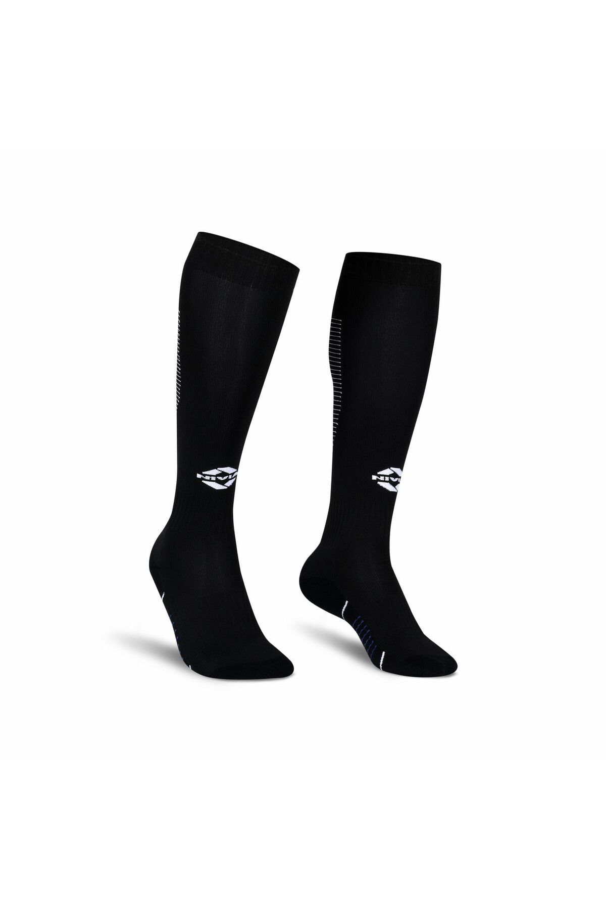 Nivia-Rabona Football Super Socks | Black | L | Polyester Blend | Knee Length | Sports 1