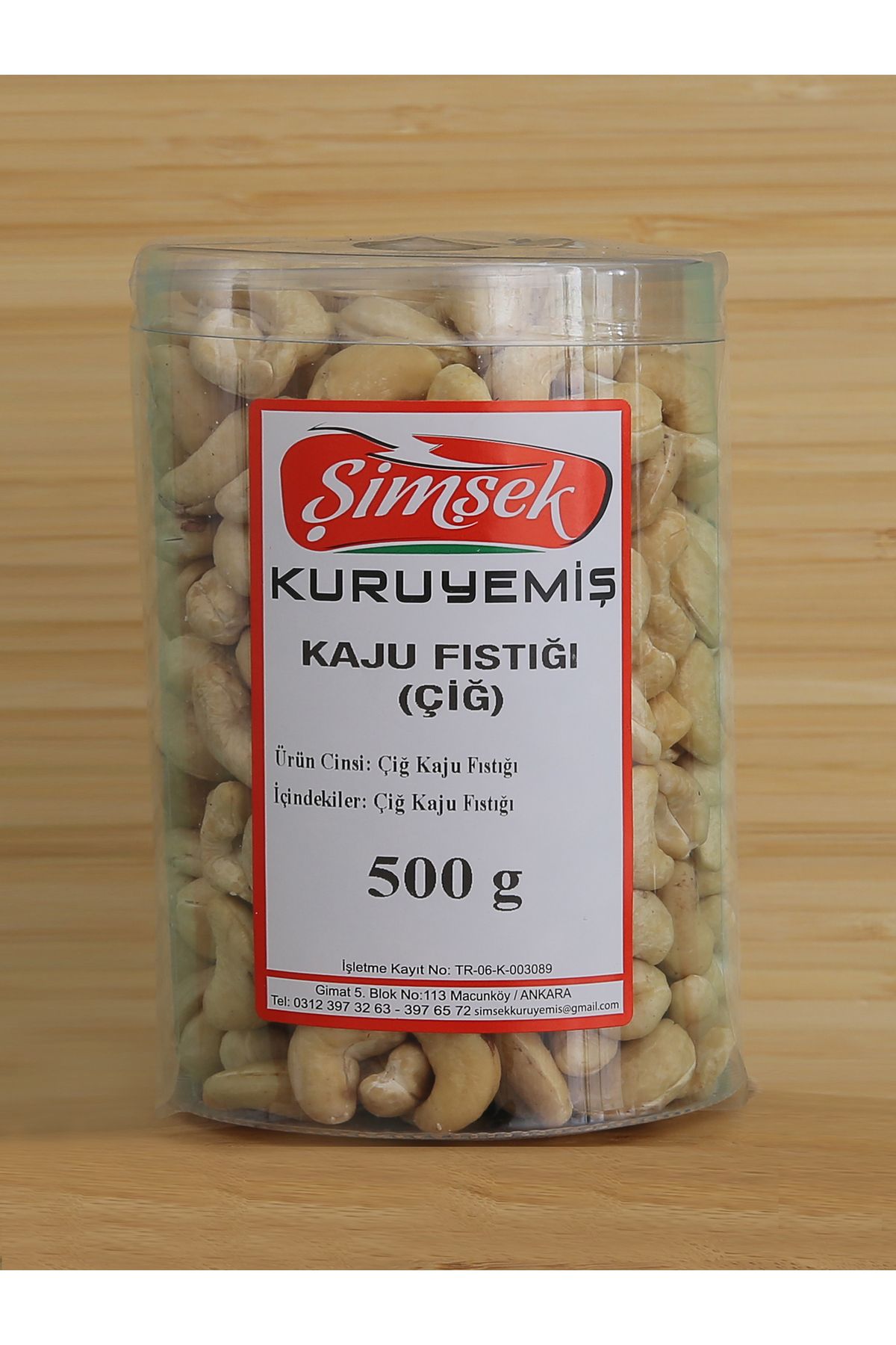 ŞİMŞEK KAJU FISTIĞI ÇİĞ