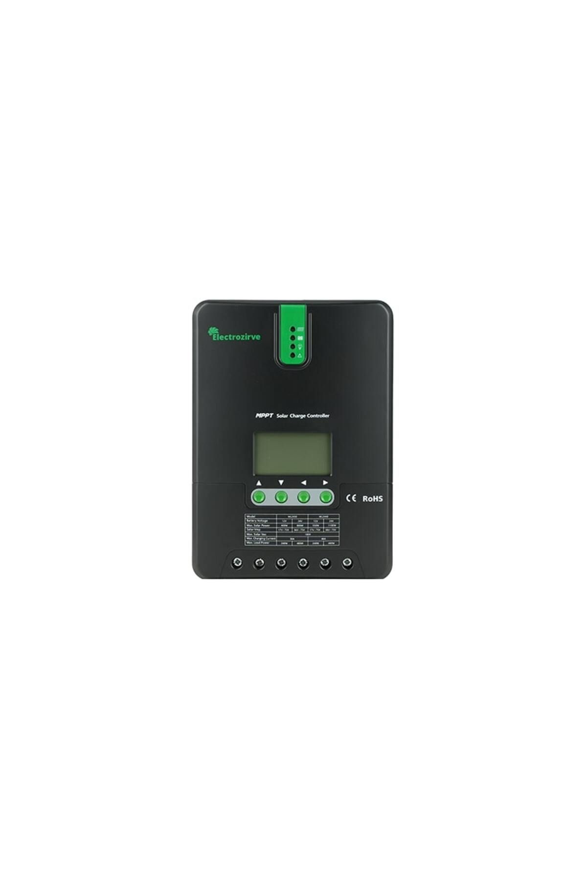 Electrozirve Ml2430 30a Mppt Solar Şarj Kontrol Cihazı 12/24v (EKRANLI)