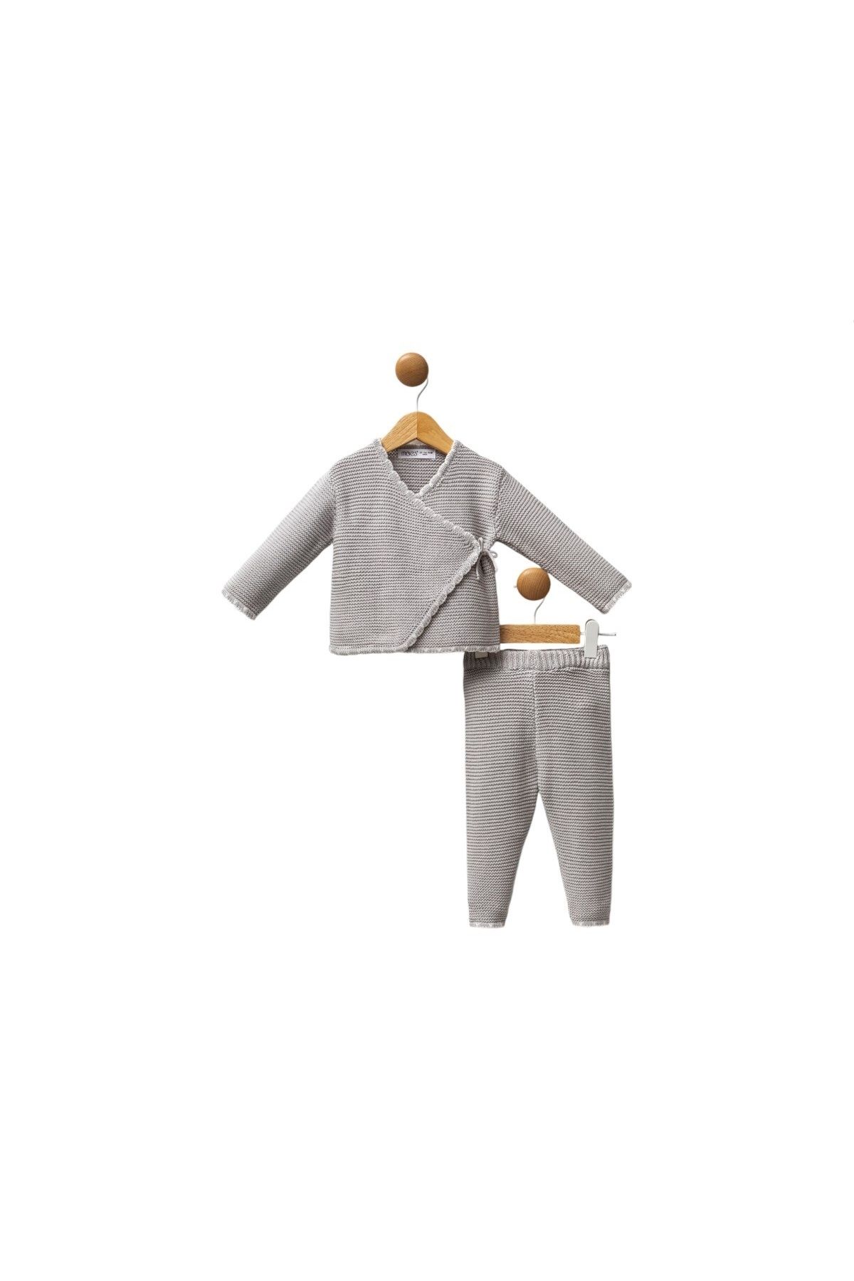 punch passion-Unisex Baby Set - Knitted Bottom-Top Set, Luxury Outfit 1