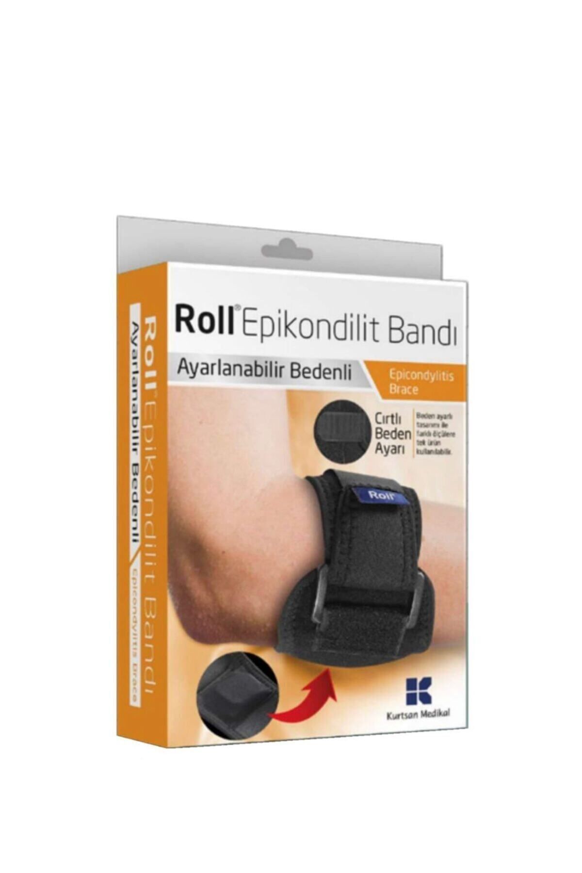 Roll Epikondilit Bandajı Tenisçi Dirsek Bandı Epicondilitis Dirsekliği