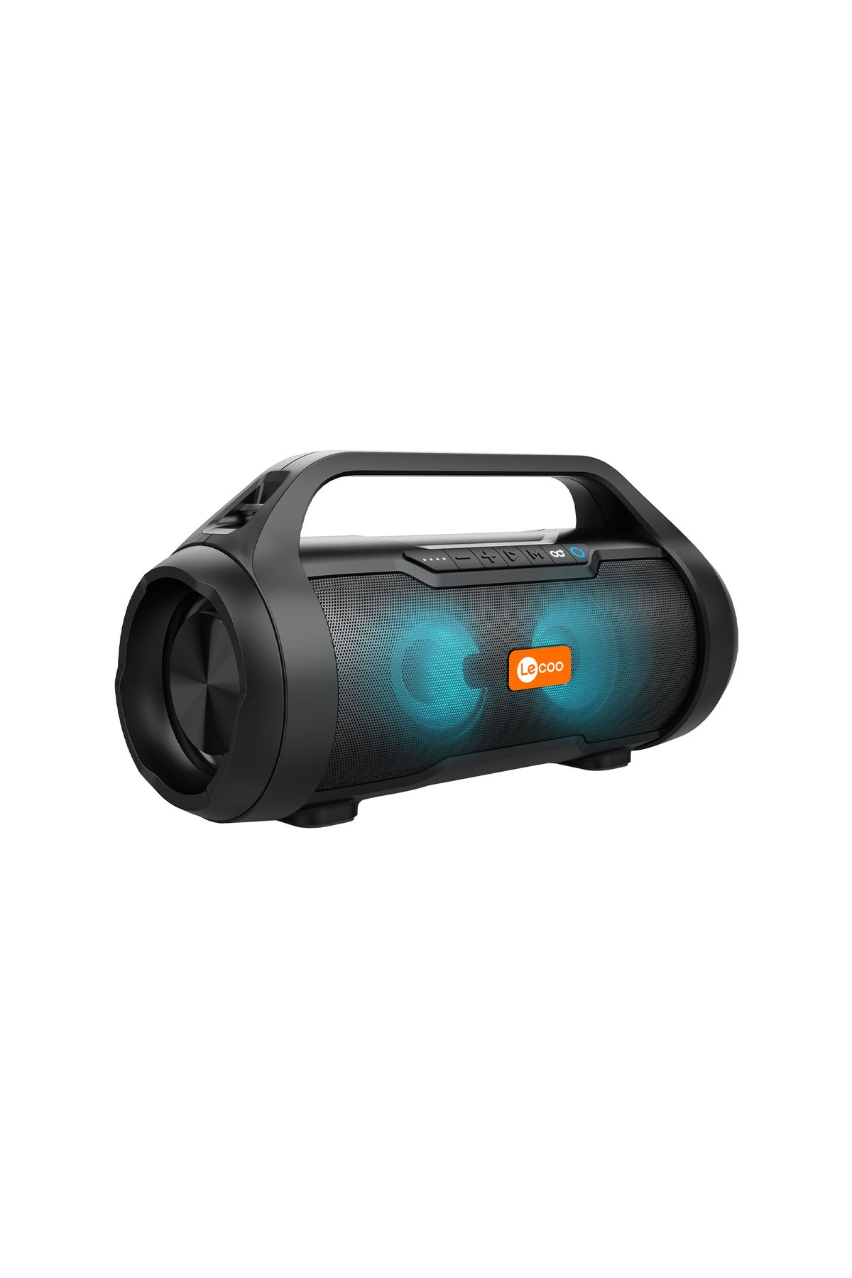 Lecoo Ds154 30w Kablosuz Bluetooth 5.0 Rgb Aydınlatmalı Tws Stereo Boombox Taşınabilir Hoparlör Siyah