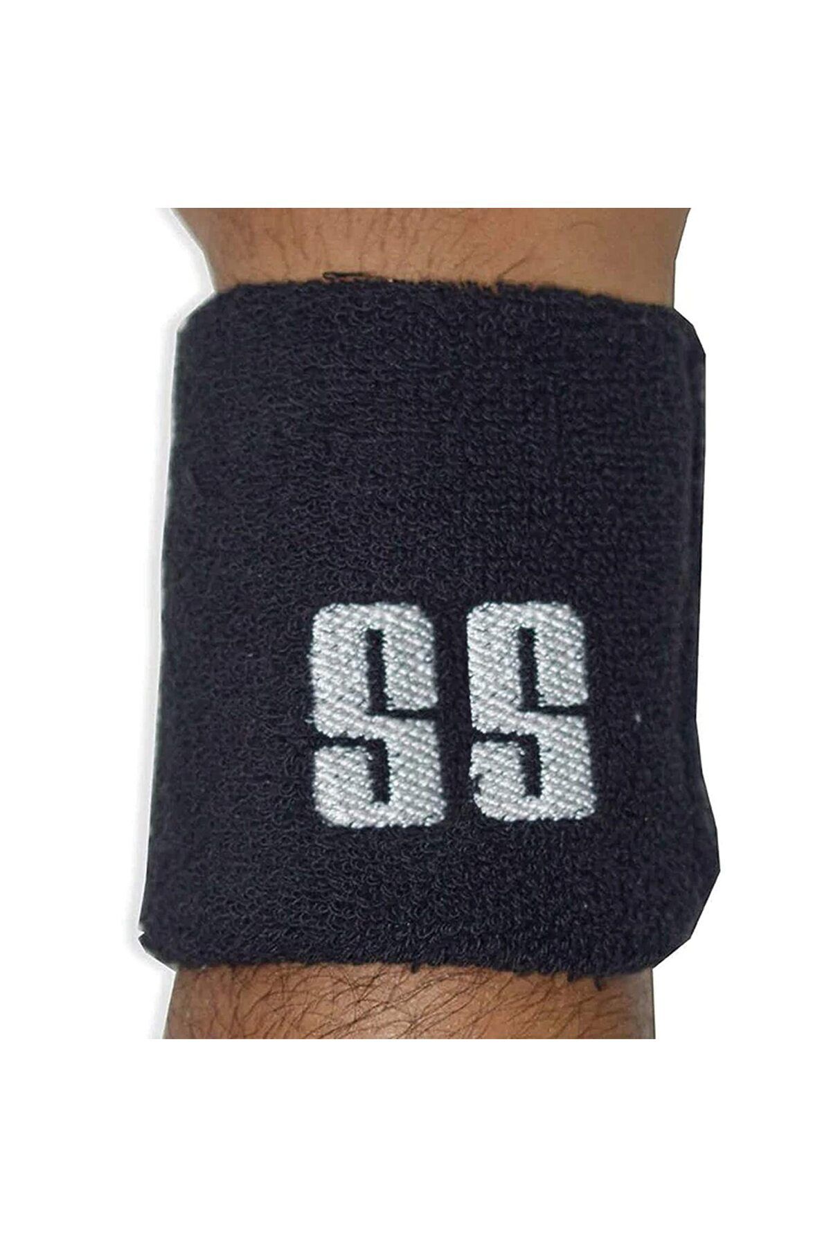 SS-Wrist Band For Men & Women | 3 Inch, Black | Sweatband, Cotton, Absorbent 3