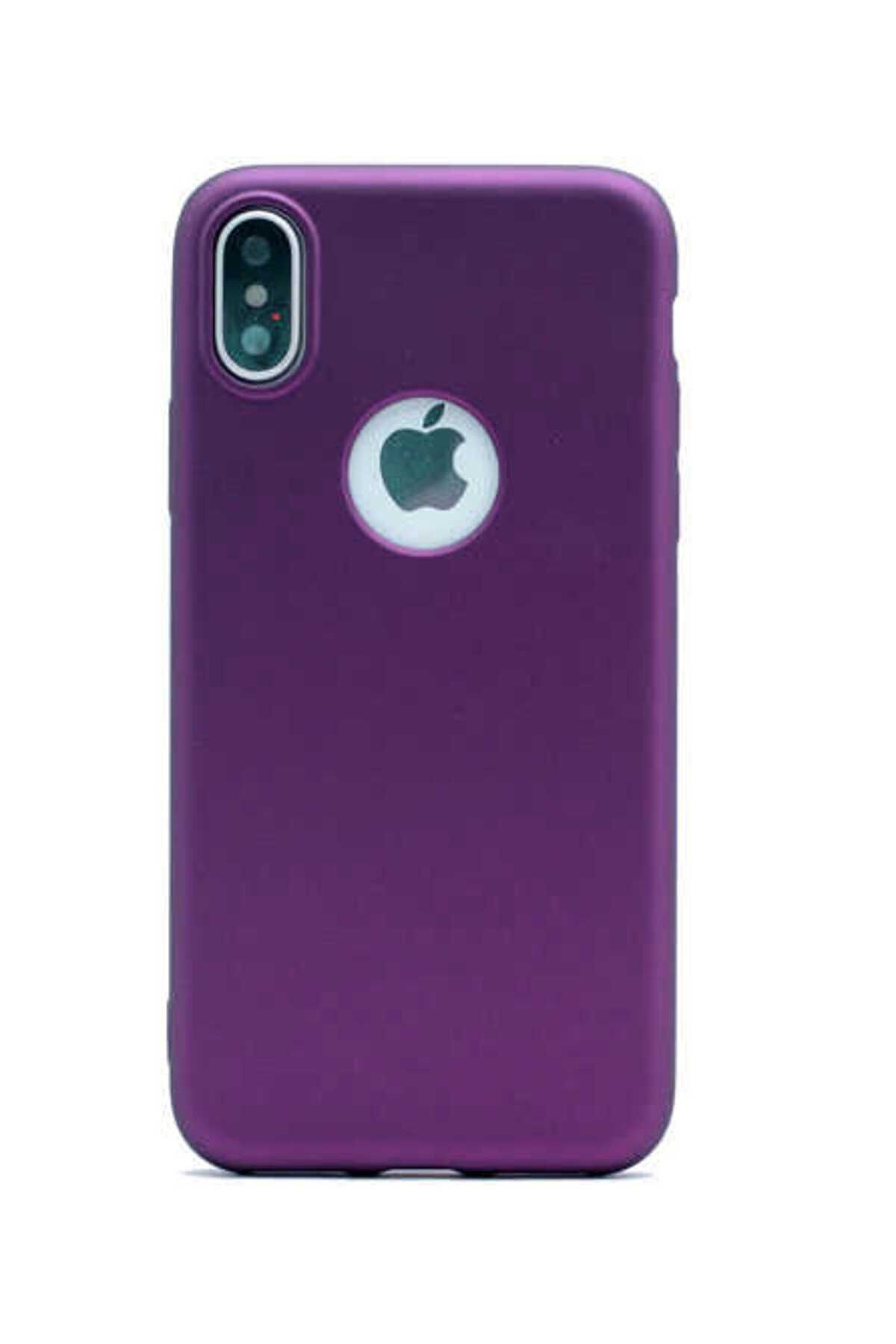 ELSAH Apple iPhone X Uyumlu Kılıf Esnek ve Darbe Emici Renkli Koruyucu Kapak