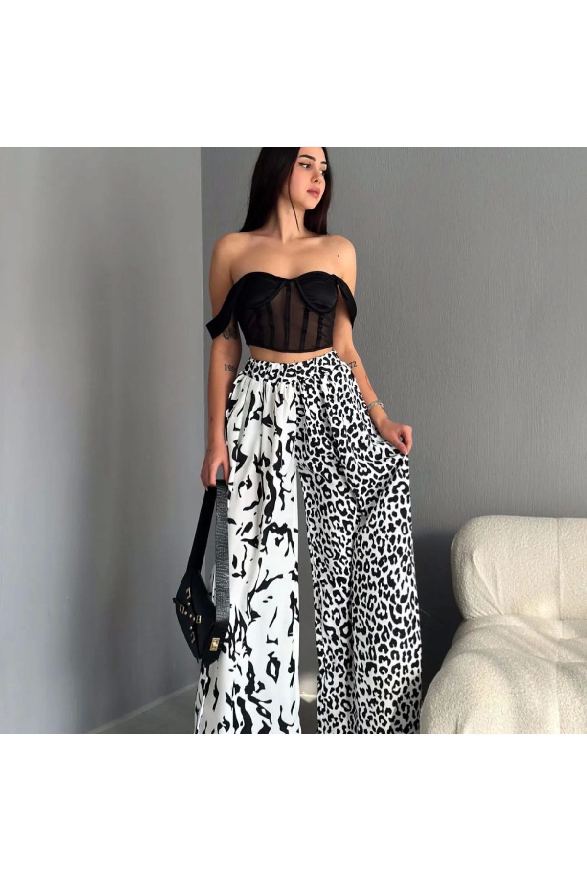 OllaCollection Twin Tasarım Pantolon