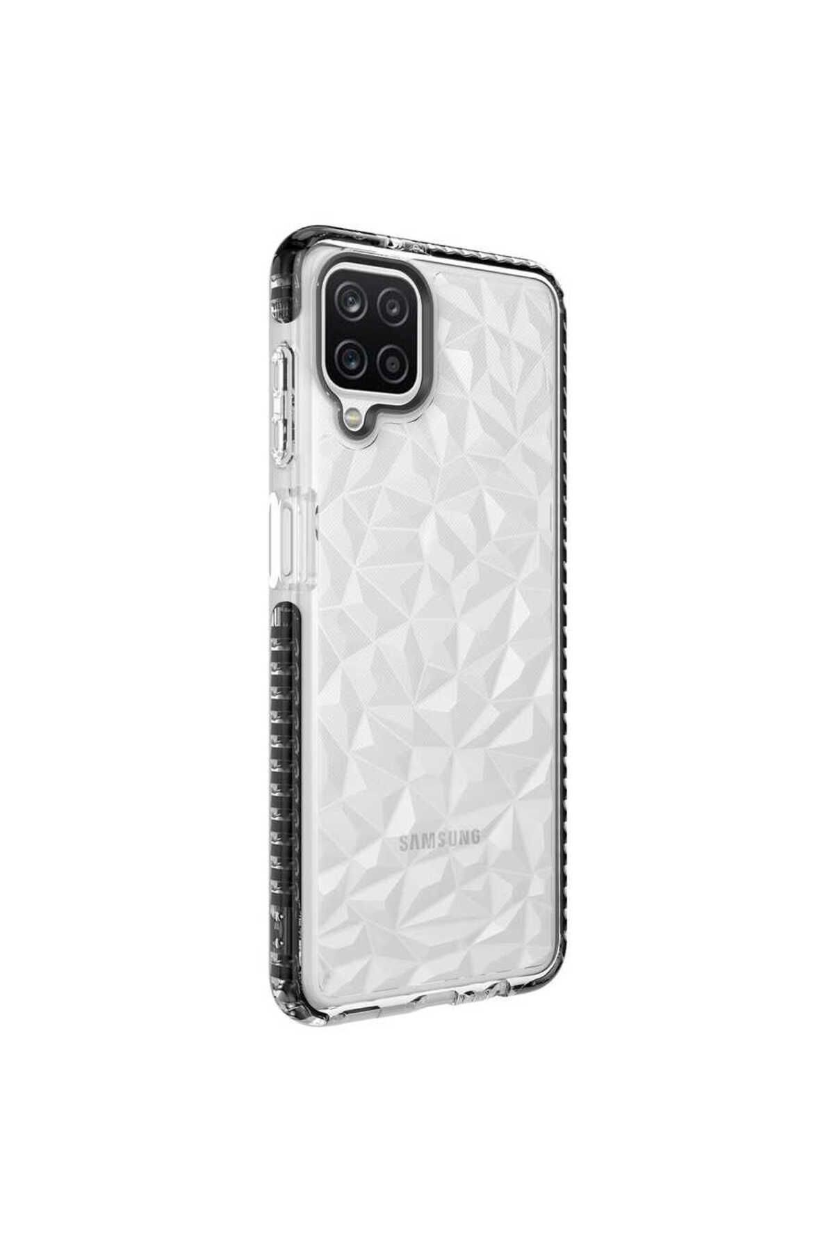 gaappy Iceberg Serisi Samsung Galaxy A12 Siyah Kapak