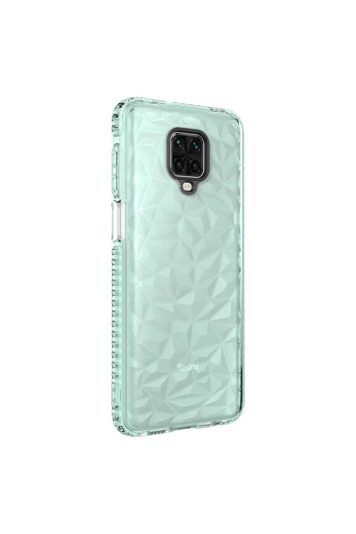 gaappy Iceberg Serisi Xiaomi Redmi Note 9S Yeşil Kapak