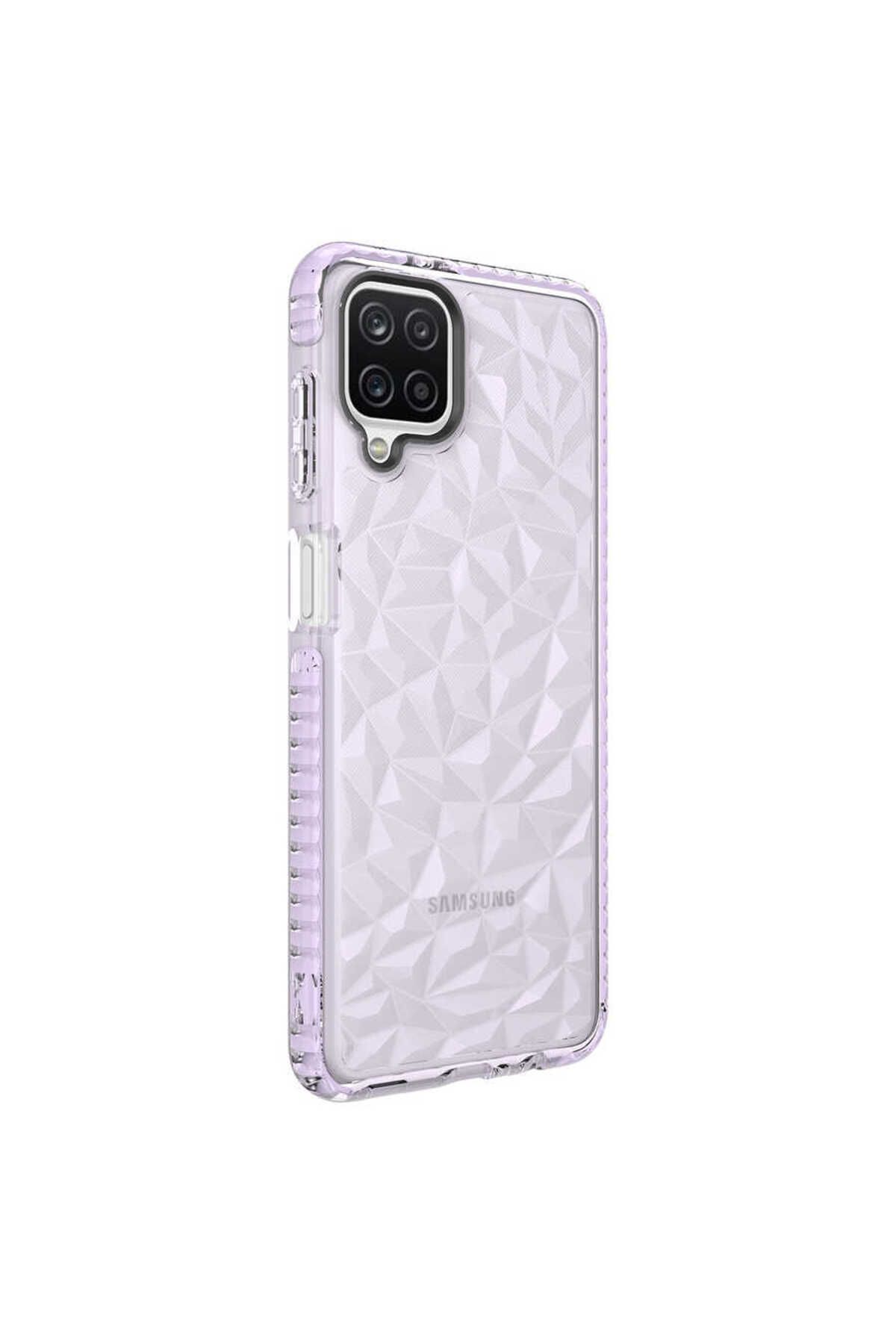 gaappy Iceberg Serisi Samsung Galaxy A12 Mor Kapak