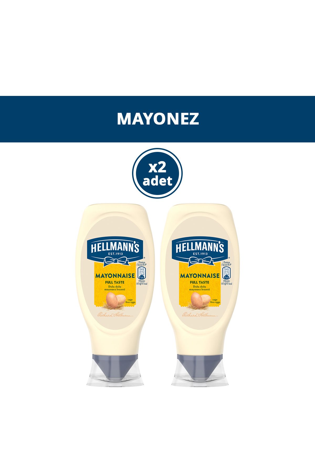 Hellmann's Mayonez 385g X2