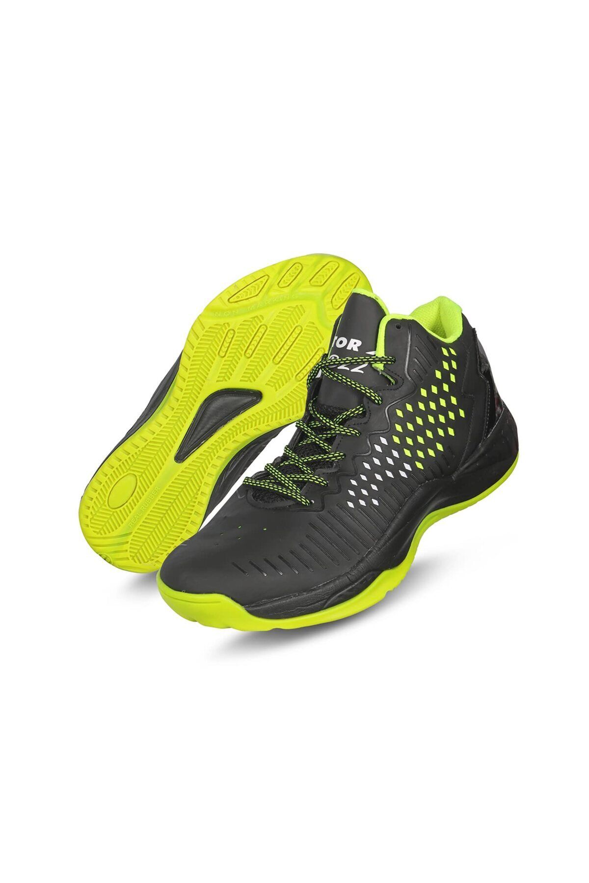 Vector X-Bb-22 Basketball Shoes | Black/green | 8 Uk/9 Us/42 Eu | Synthetic/eva | Lightweight 4