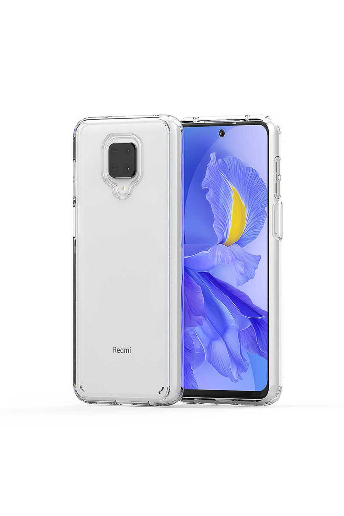 gaappy Boss Serisi Xiaomi Redmi Note 9S Şeffaf Kapak