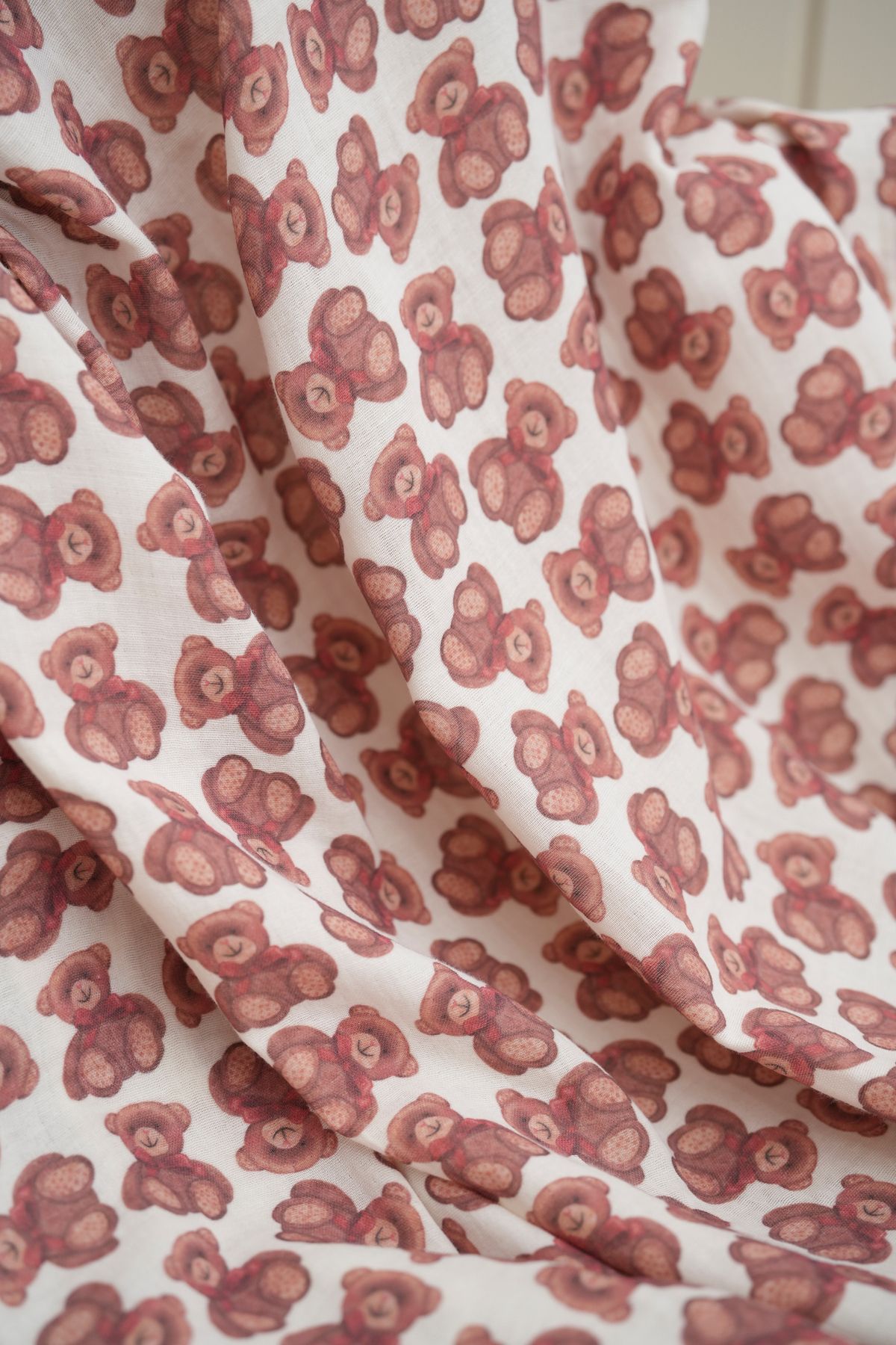 Tuğba Kuğu-Printed Muslin Fabric |   Lovely Bear 5