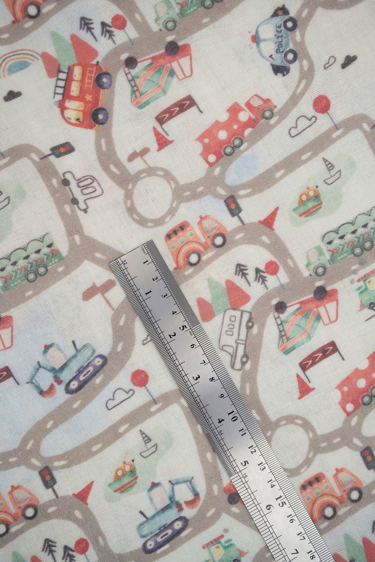Tuğba Kuğu-Muslin Printed Fabric - Driveways 4