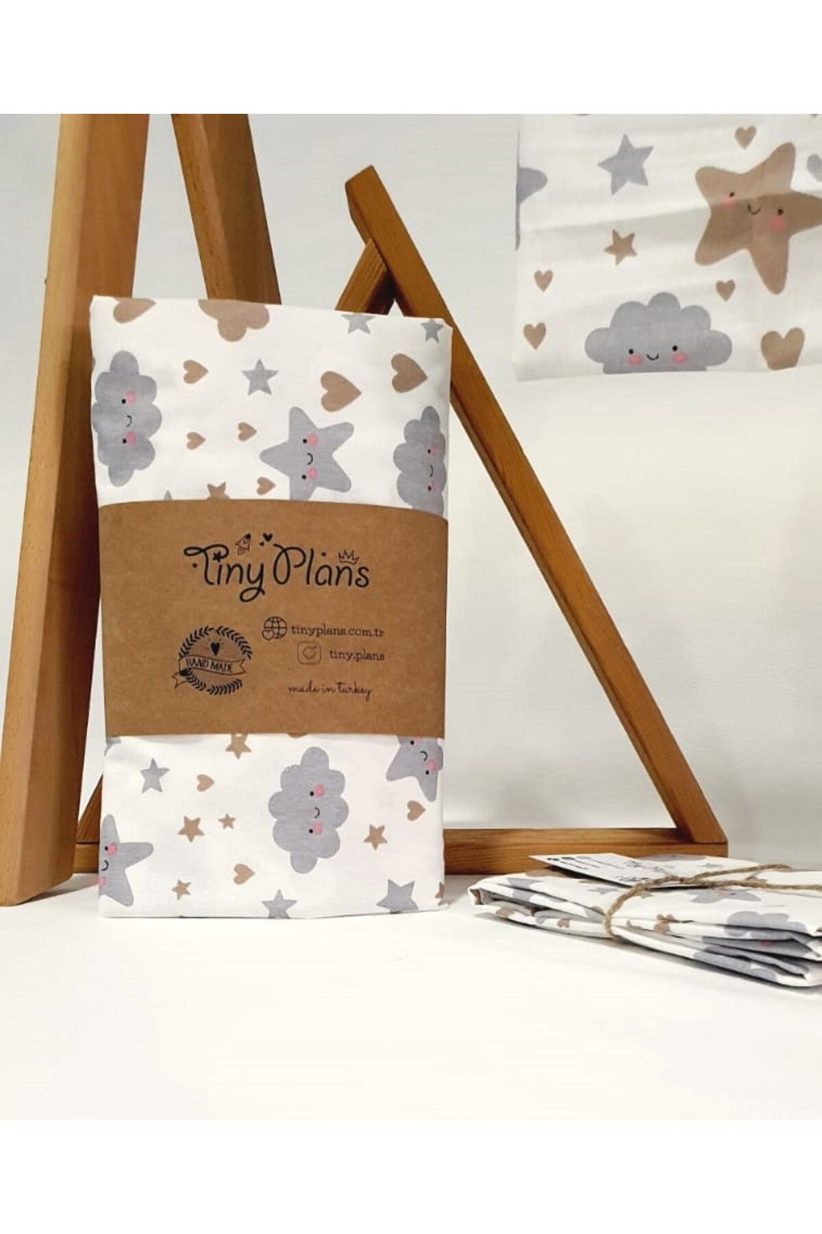 tiny plans-Single Elastic Sheet-Pillowcase Set 4
