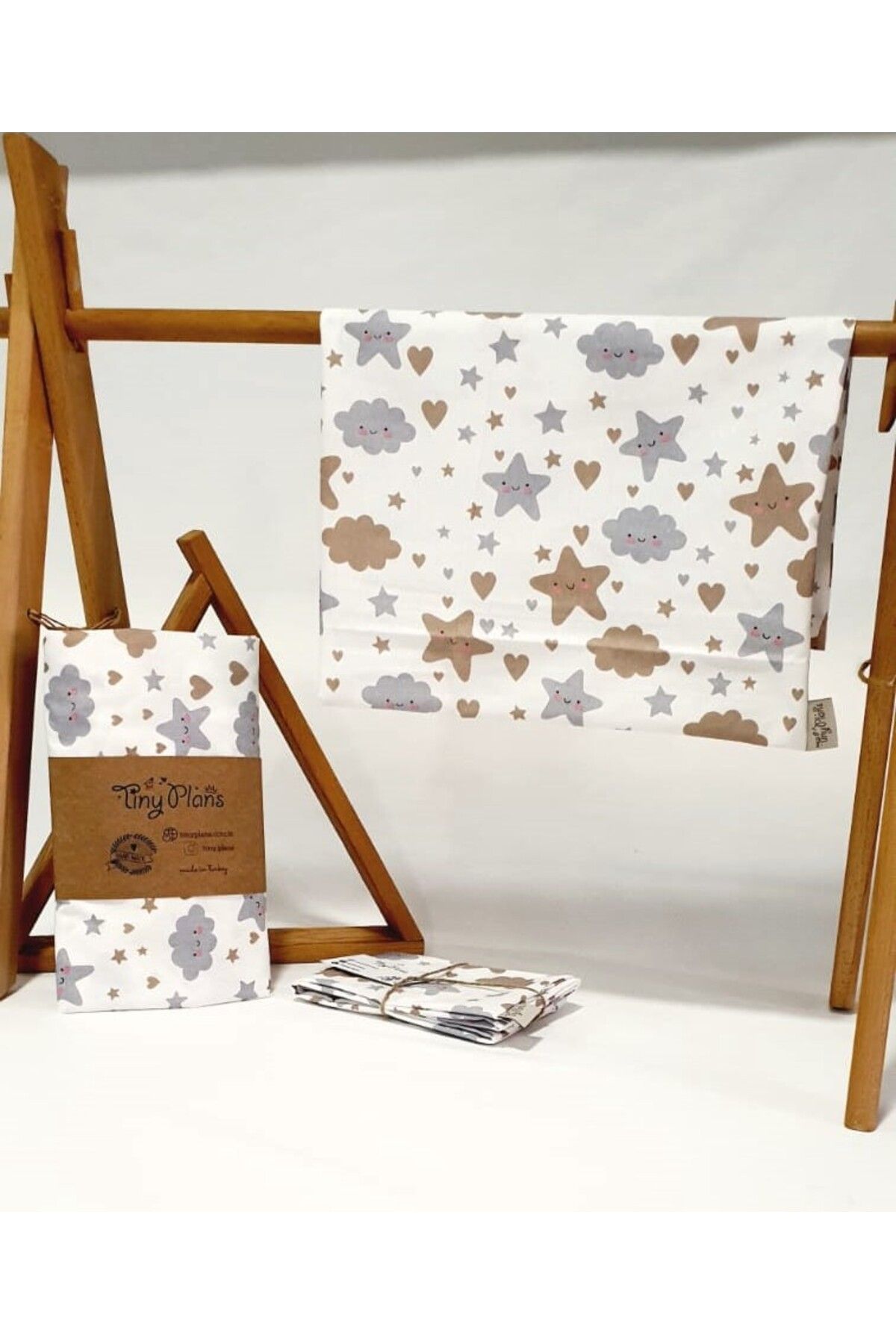 tiny plans-Single Elastic Sheet-Pillowcase Set 5