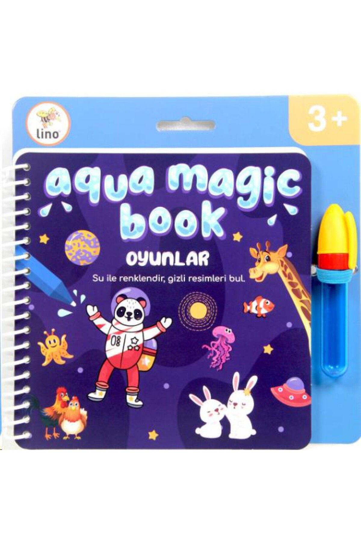 Lino Aqua Magic Book Oyunlar (SİHİRLİ BOYAMA KİTABI) Tfl-1002