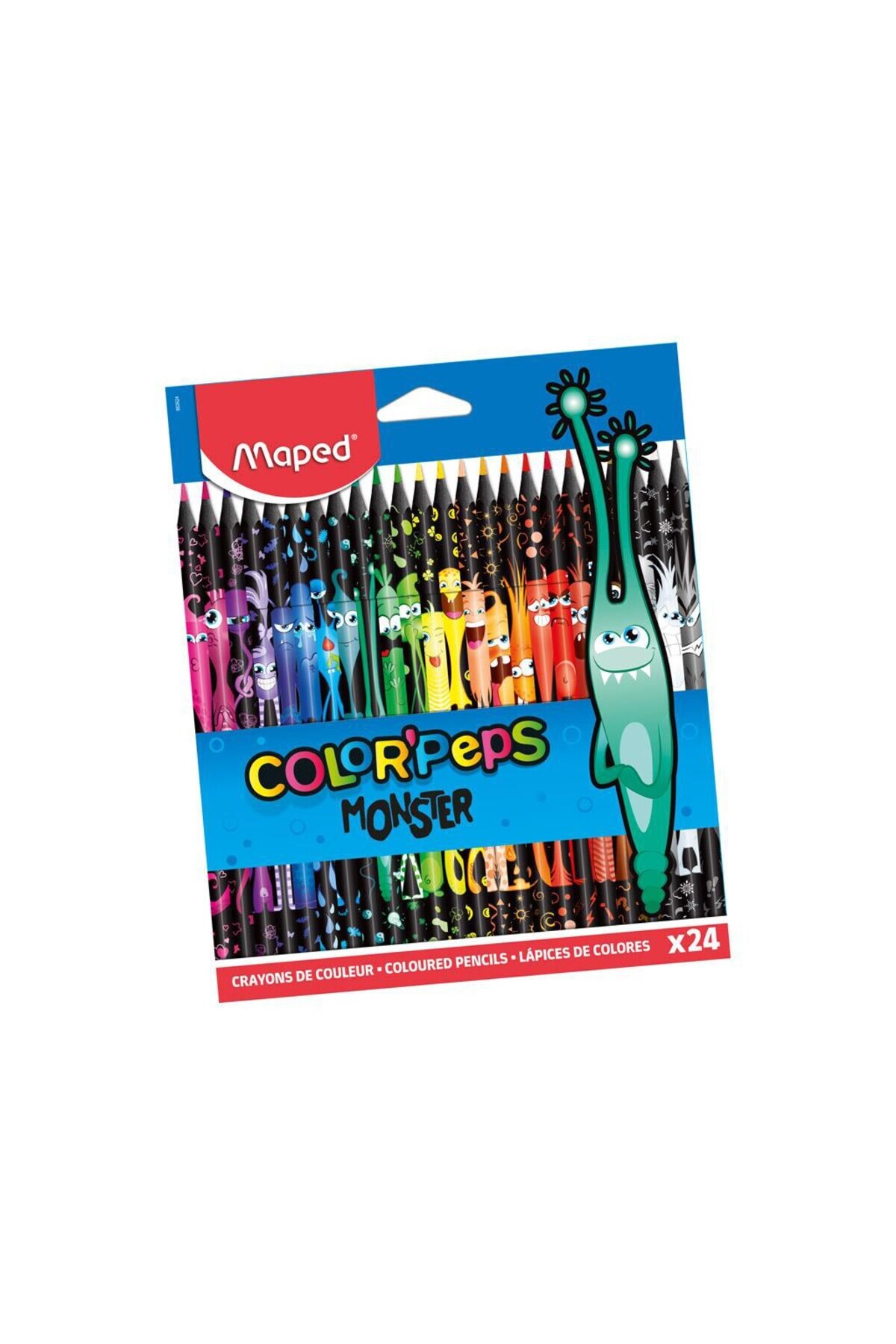 Maped Monster Kuru Boya 24 Lü