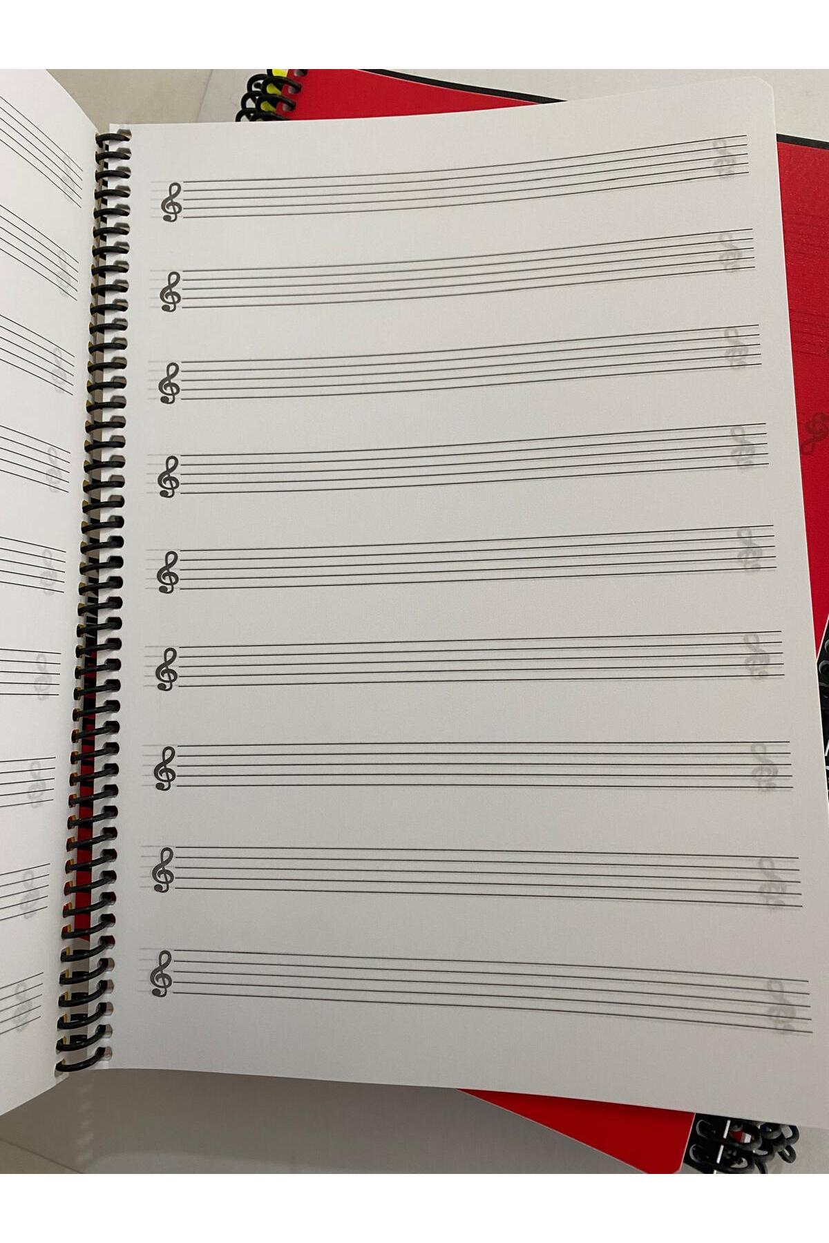 Mynote-A4 40 Sheets Spiral Music Book 2 Pcs 3