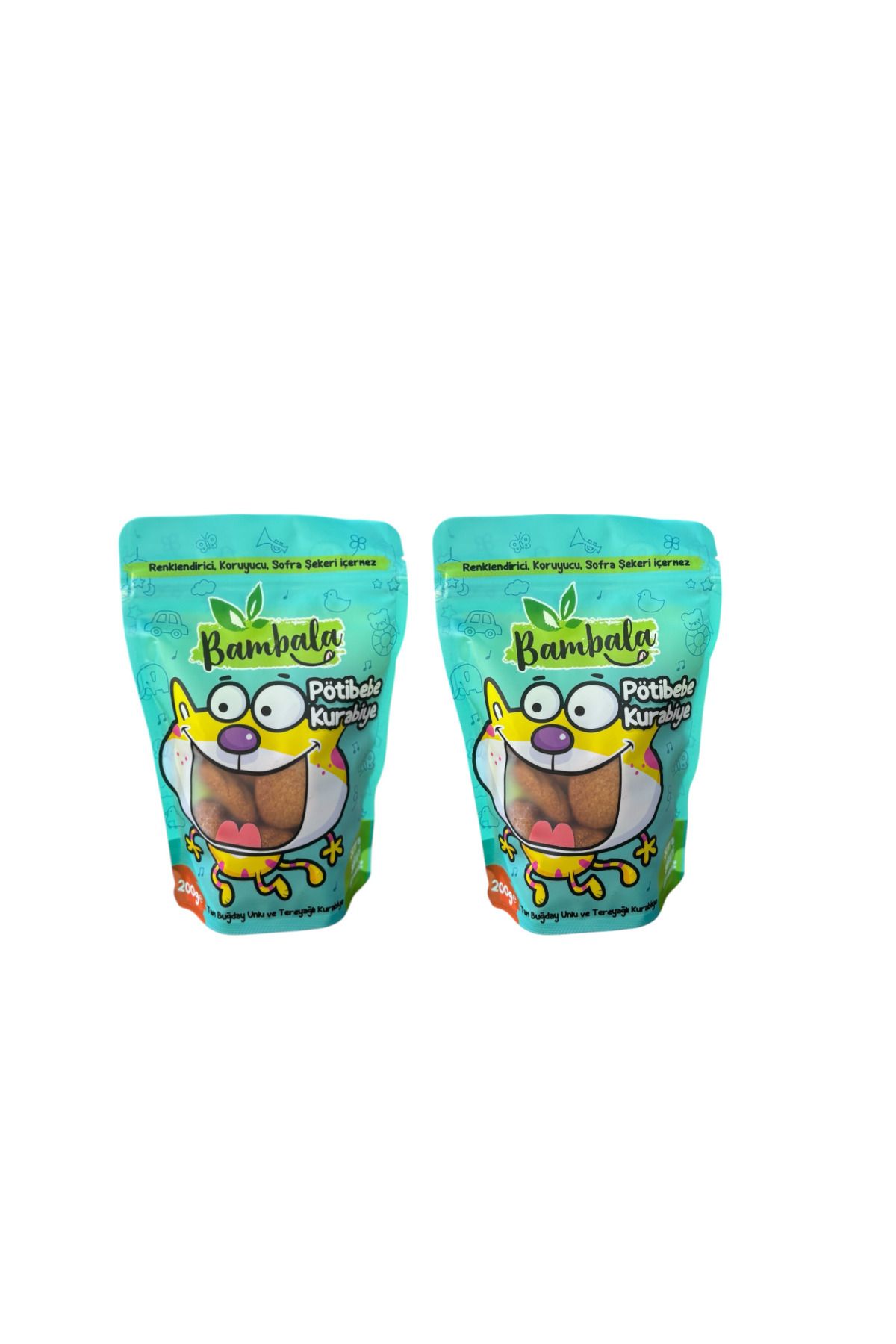 Bambala Pötibebe 2x200g 6 Ay Büyük Paket Bebek Bisküvisi (KORUYUCUSUZ, TEMİZ IÇERİK)