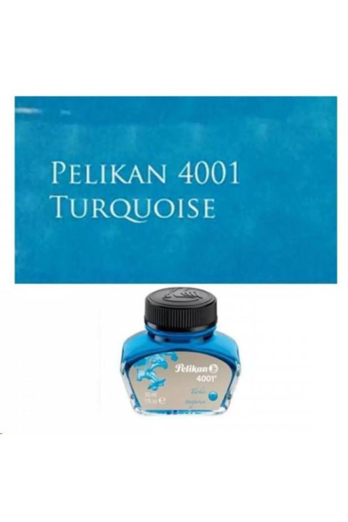 Pelikan 4001 Yazı Mürekkebi Turkuaz 30cc