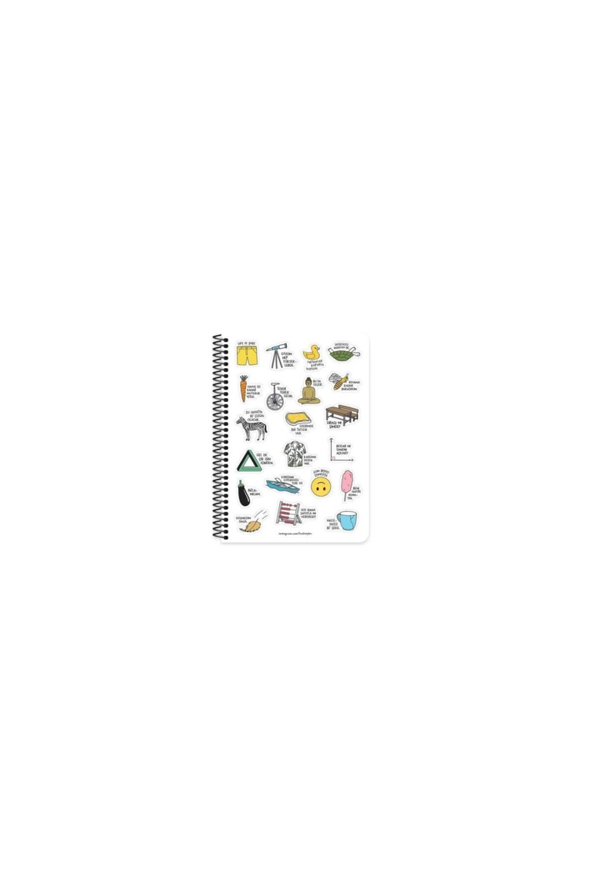 KESKİN COLOR-A5 Spiral Academic Agenda - Sharp Feel Things, I Want to Rest 6