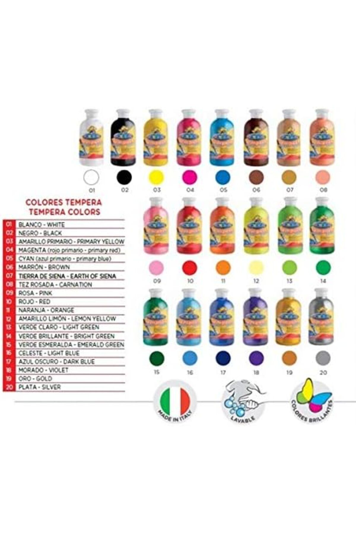 STOREMAX efshopx TEMPERA SULUBOYA SÜPER YIKANABİLİR YEŞİL 500 ML. New Desing 1002192