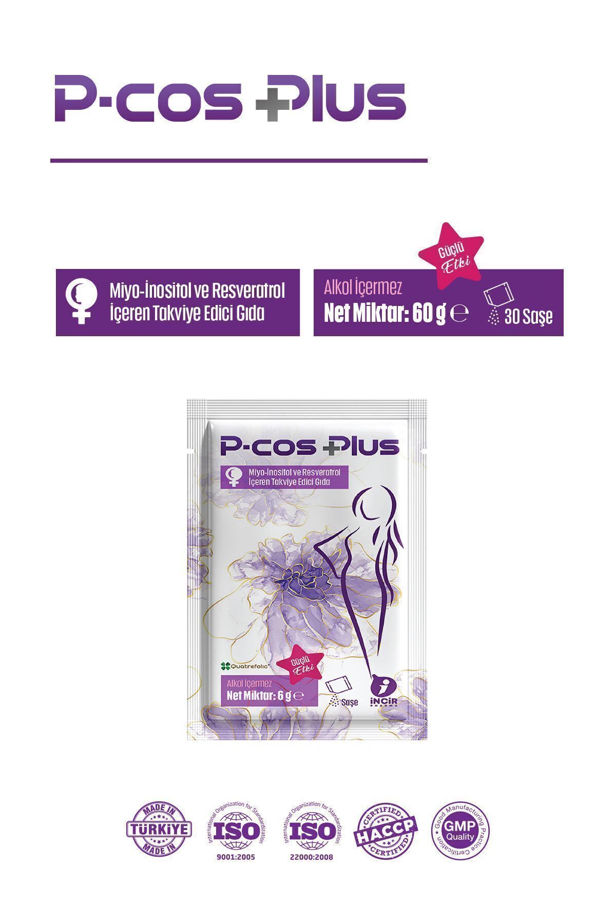 PCOS-Support Containing Miyo-inositol And Resveratrol For (P-COS) Plus Polycystic Over Syndrome (PKOS) 6