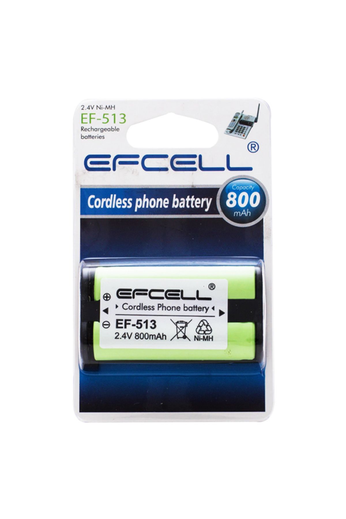 Efcell EF-513 2.4 VOLT 800 MAH TELEFON PİLİ