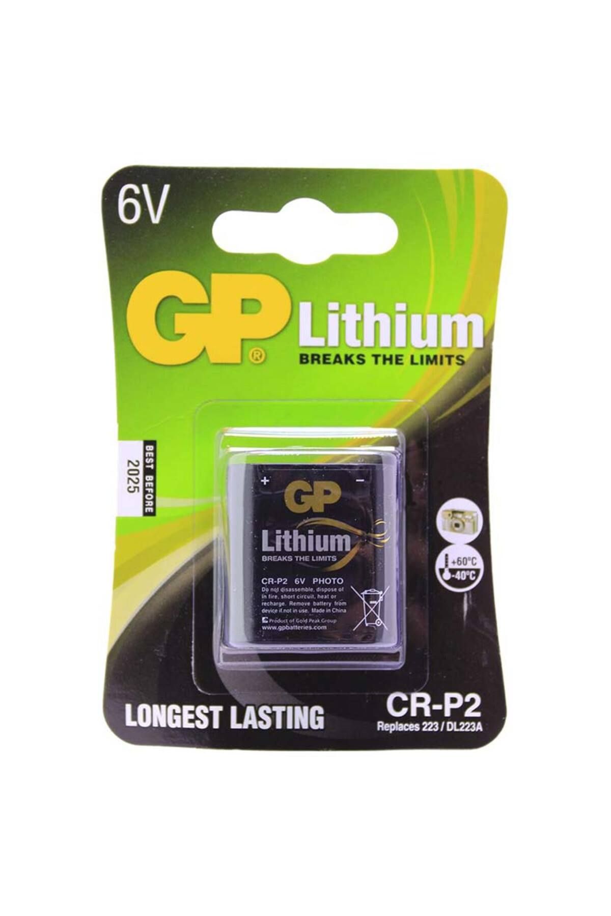 GP CRP2 6 VOLT LİTYUM FOTOĞRAF MAKİNESİ PİLİ