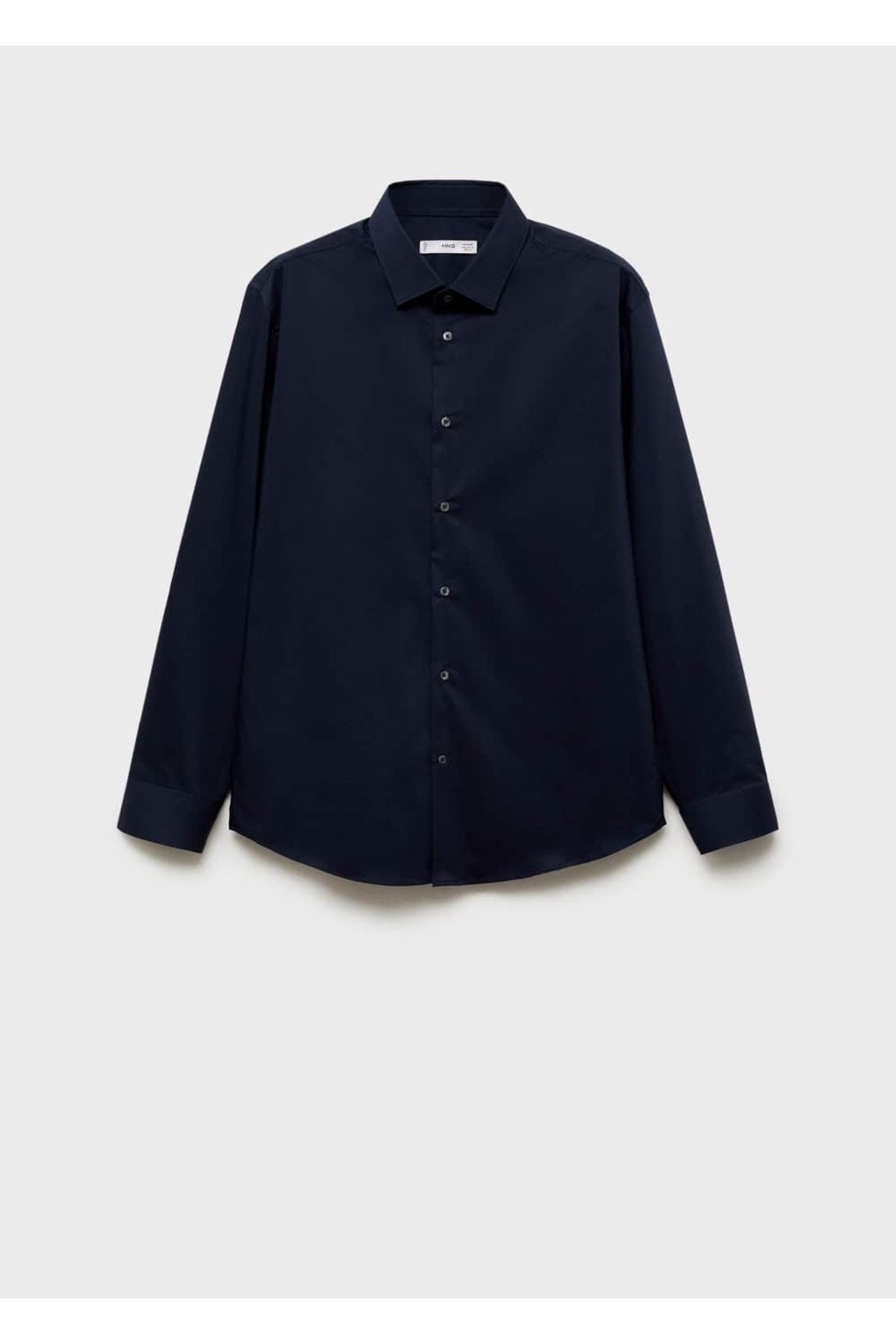 MANGO Man-Regular Cut Stretch-Baumwollhemd 3