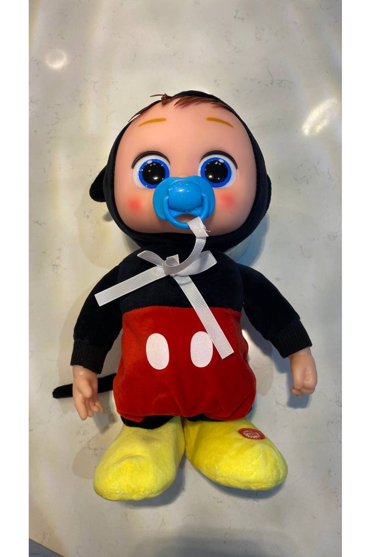 Magicway Yürüyen ve Dans Eden Oyuncak Bebek Emzikli Müzikli Pilli Emziği Çıkarınca Ağlayan Peluş Bebek fotoğrafı 5 (önizleme)