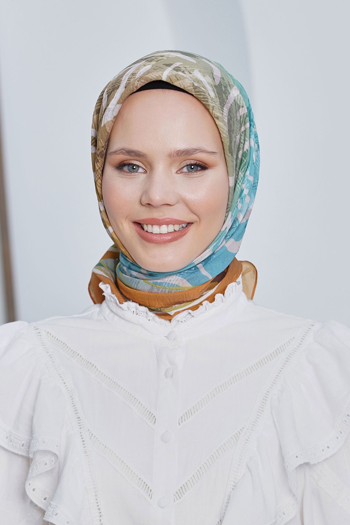 روسری نارنجی حجاب الماس ARTE IPEKSI 4287 Loryan